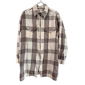 Jones New York Sport Women’s Plaid Zip Shirt Jacket Shacket Size M Cotton